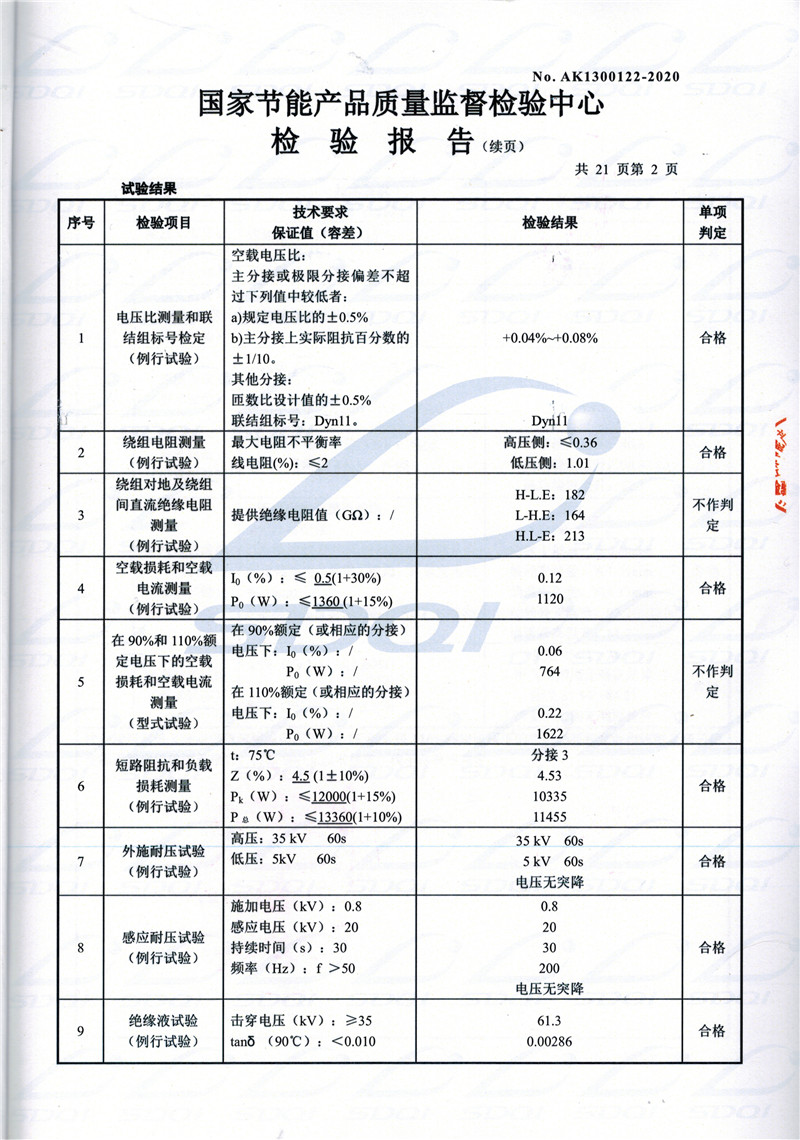高低压试验报告-S11-1250屏山屏山屏山油浸式变压器-2.jpg